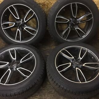 DUNLOP SJ8 235/55R19】スタッドレス【ACE 19インチ 8J5HPCD108+48 