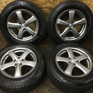 BS BLIZZAK DM-V2 225/65R17】スタッドレス【COMPE 社外ホイール 17 