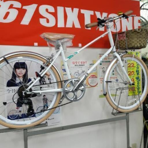 売り切れました【新品自転車】OSSO　Luca　女性向け　カジュアルバイク　24インチ　白