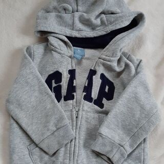 babygap グレー　パーカー　80cm　双子可