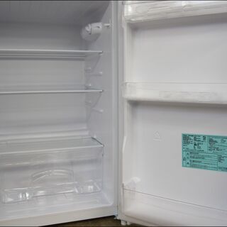 新生活！18700円 ハイアール 2ドア冷蔵庫 130L 2019年 ホワイト サイド