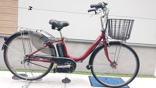 ヤマハ　YAMAHA　パス　pas 新基準　電動自転車　電動アシスト自転車　26インンチ　中古　10/8