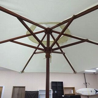 札幌 引き取り ガーデニング パラソル＆テーブルセット ガーデンテーブル