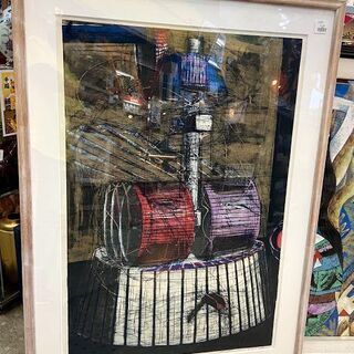 河内成幸　88年制作リトグラフ「理（Ｂ）」