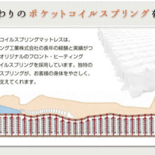 最終値下げ◆美品◆日本製　東京スプリング工業　セミダブル  マットレス