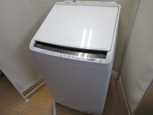 JAKN1634/洗濯乾燥機/洗濯8キロ/乾燥4.5キロ/ビートウォッシュ/日立/HITACHI/BW-DV80E/中古品/