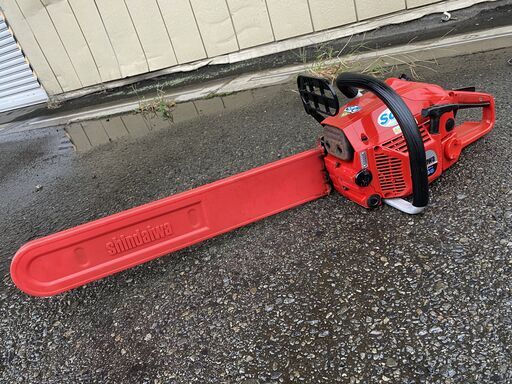 整備済 新ダイワ 47.9cc Soft start エンジン チェーンソー E1048S　バーサイズ 500mm 取説見れる 現品確認歓迎　初期不良対応可能