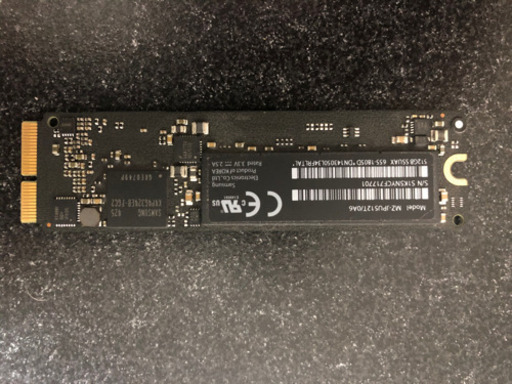 MacBookPro15.4 Mid2014 純正SSD512GB
