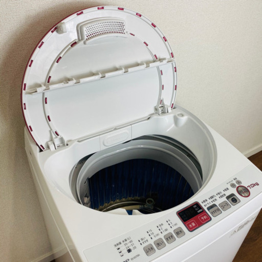 シャープ 洗濯機 2014年 7.0kg 風乾燥 ステンレス槽 ES-KS70N