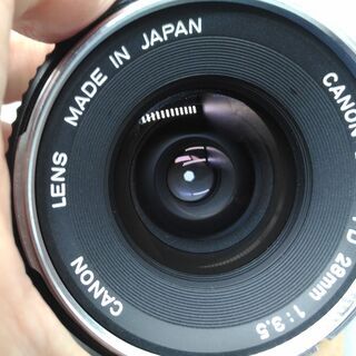 Canon FD 28mm F3.5 Wide Angle Lens for Canon FD Mount - 売ります・あげます