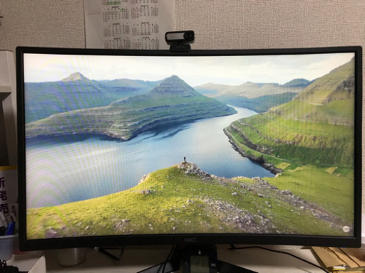 ゲーミングモニタ 27インチ 144Hz HKC G27 カーブディスプレイ 