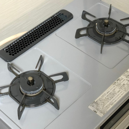 ハーマン ガスコンロ 都市ガス 2018年製 ノーリツ 自動消化 炊飯