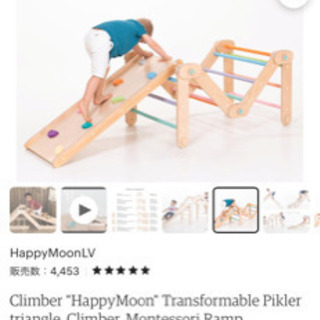最終値下げ！子供用ジム ヨーロッパ製 手作り Climber 美品
