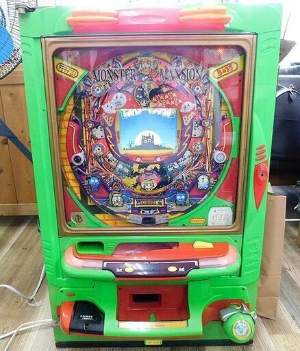 動作品 レトロ台 TAKEYA 竹屋 CRモンスターマンション 家庭用電源 パチンコ台 実機
