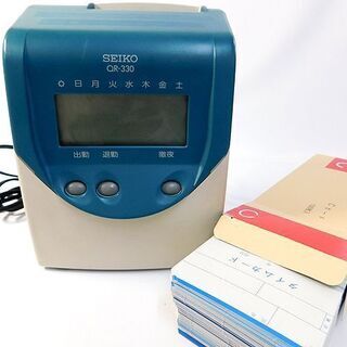 動作品 SEIKOセイコー プレシジョン QR-330 タイムレコーダー タイム