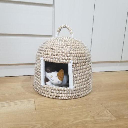 猫小屋 猫ちぐら クリエイティブ 四季通用 冬用マットレス付 暖かい