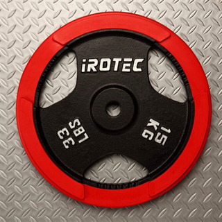 アイロテック　バーベルプレート　15キロ　2枚セット　送料込 新品未使用品 アイロテックのバーベルプレート15キロ 2枚