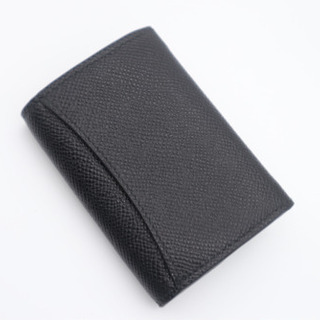 《BVLGARI/ロゴクリップ コインケース》Sランク 未使用品 極美品 黒 箱