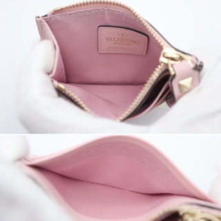 《VALENTINO/スタッズ カードケース》Sランク 未使用品 箱 袋 極美品