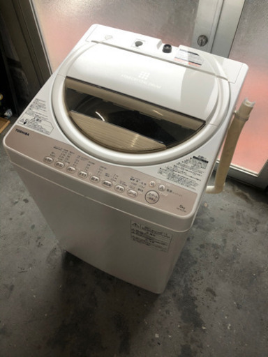 ■美品■TOSHIBA 東芝 洗濯機 AW-6G3 2016年製 高年式 電気洗濯機