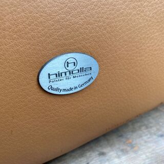 himolla ヒモラ ソファ 2.5ソファ ベルク 本革 IDC大塚家具取扱商品 ライトブラウン 中古品