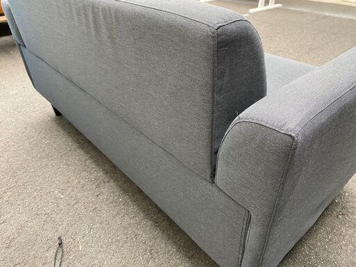 IKEA イケア ソファー 2P 2人掛け グレー系 中古品