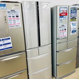 Panasonic ﾊﾟﾅｿﾆｯｸ 6ドア冷蔵庫 NR-F430V 2015年製 426L【トレファク上 
