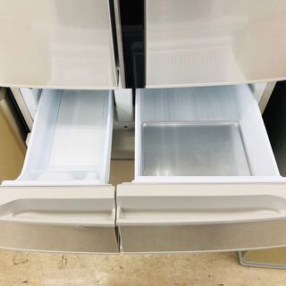 Panasonic ﾊﾟﾅｿﾆｯｸ 6ドア冷蔵庫 NR-F430V 2015年製 426L【トレファク上 