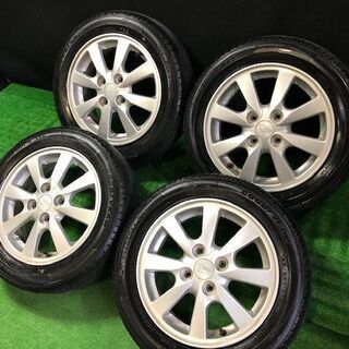 【直接引取限定】2019年製! GT-EcoStage 155/65R14☆ダイハツ純正 14インチアルミ 14x4.5J ET45 4H PCD100☆中古№170SH 直接引取限定】2019年製! GT-EcoStage 155/65R14☆ダイハツ純正 14