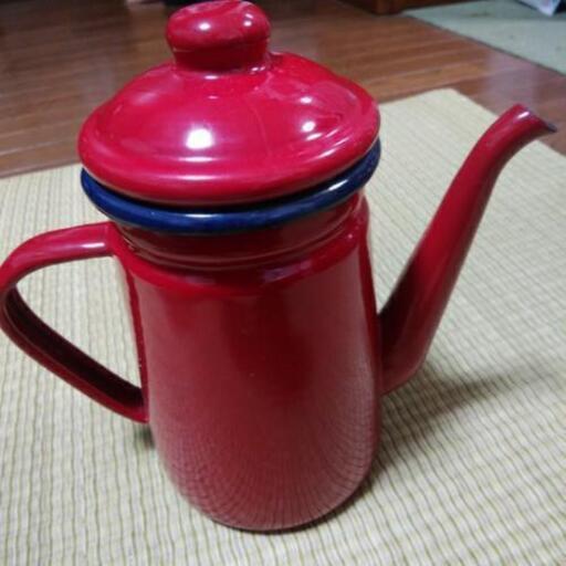 ホーロー製品ケトル コーヒーポット未使用品 えびす 津久野の調理器具 その他 の中古あげます 譲ります ジモティーで不用品の処分