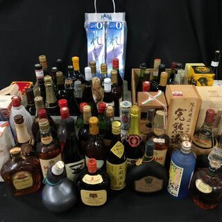 お酒 ウイスキー カクテル 焼酎 ワインなど 計72本 大量 おまとめ セット お得