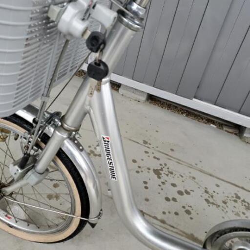 ブリジストン 三輪自転車 T12 三輪自転車 前2輪 ブリジストン シルバー