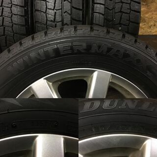 DUNLOP WM02 185/65R15】スタッドレス【BS Linz 社外 15インチ 5.5 