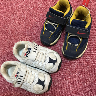 12センチ、13センチ　FILA NIKE 二足セット