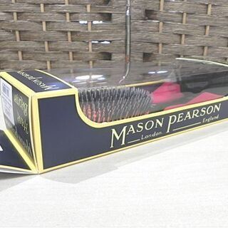 新品 メイソンピアソン ジュニアミックス ダークルビー ヘアブラシ 猪