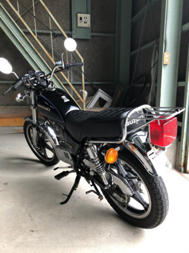 スズキGN125 バッテリー新品！現車確認大歓迎！低走行、美車、経済的！