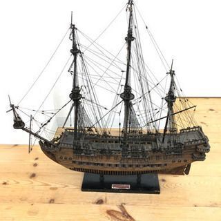 8-142 帆船模型　木製　ラ・ミラージュ　LE MIRAGE ...
