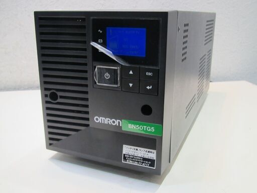 ◆ほぼ新品 OMRON BN50TG5 UPS 無停電電源装置 停電時の熱帯魚の酸素用にも◆