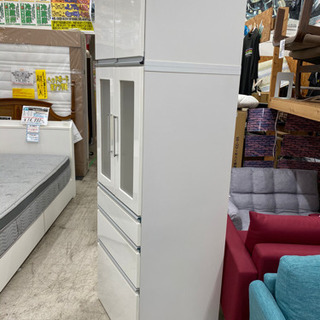 【最終値下げ】キッチン収納キャビネット ニトリ カップボード ホワイト キッチンとカラーを合わせられるニトリのカップボード