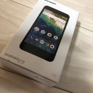 新品未使用　Android One S3-SH 本体　ホワイト