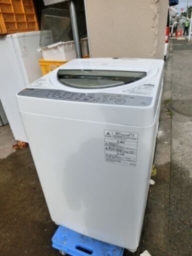 B428　東芝　全自動洗濯機　６．０KG　  ２０１８年製  型番AW-6G6