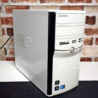 【ネット決済・配送可】emachines デスクトップPC Wi...