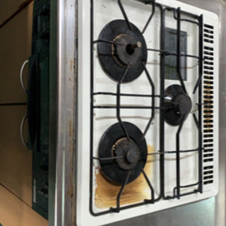 流し　中古　ガスレンジは買い替え前提