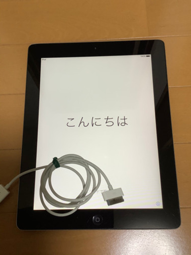 iPad2 Apple Wi-Fi 64GB 本体充電　ケーブル付属