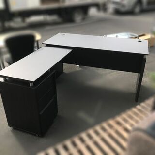 ニトリ L字 システム デスク キャネーラ 140 DBR ダークブラウン