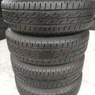 BRIDGESTONE ☆取り付け無料☆155/65/13 アルミホイール付きバリ山 