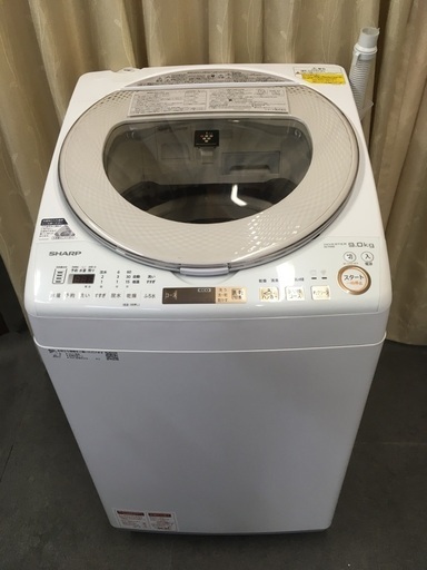 美品★【SHARP】電気洗濯乾燥機 ES-TX9A-N / 2019年製