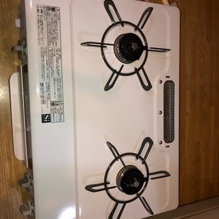 ②【早い者勝ち！！】大人気！ Palomaパロマ 2口ガスコンロ LPガス 白