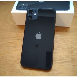 ☆美品 iPhone11 64GB apple版SIMフリー ブラック バッテリー100%