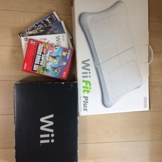 任天堂Wii＋Wii Fit Plus＋4種ゲームソフト
